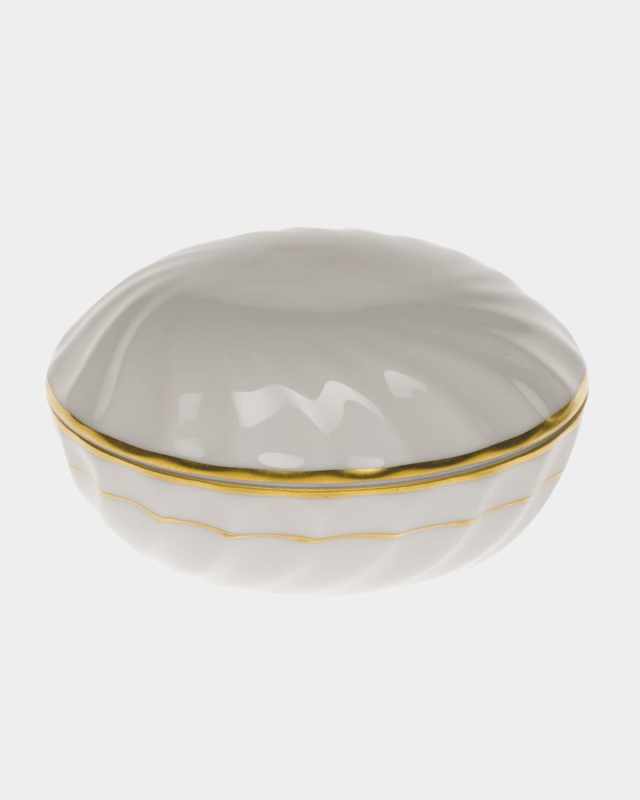 Golden Edge Ring Box